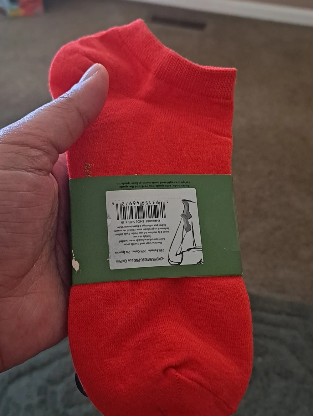Kate spade 3pk Low-cut no-show socks NWT